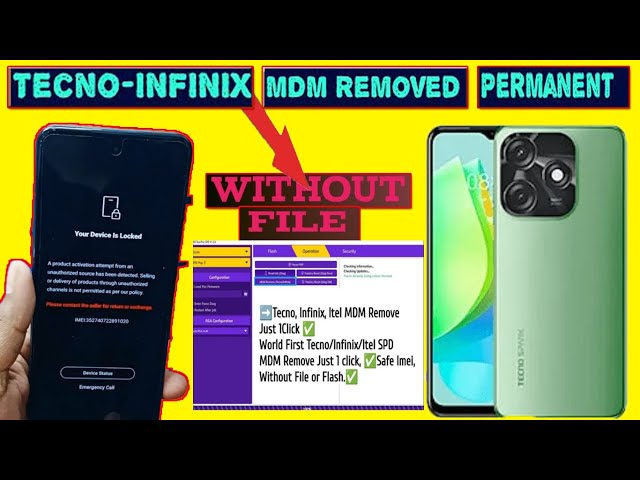 ✅TECNO/INFINIX/ITEL MDM LOCK PERMANENT  ALL MODEL SUPPORTED || MDM Permanently Remove WITHOUT FILE