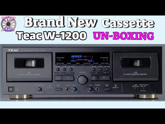 Teac W-1200 Unboxing Brand New Cassette Deck  Review