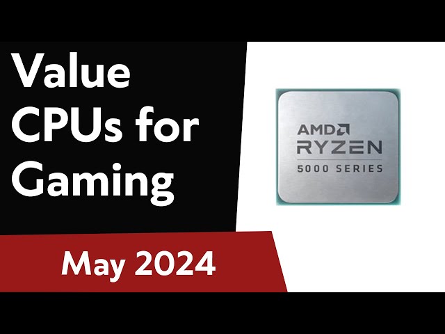 TOP-5. Best Value CPUs for Gaming. April 2024. Price-Performance Rating