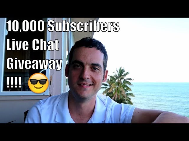🔴 10,000 Subscriber Live Chat + Giveaway from Hawaii 🌴