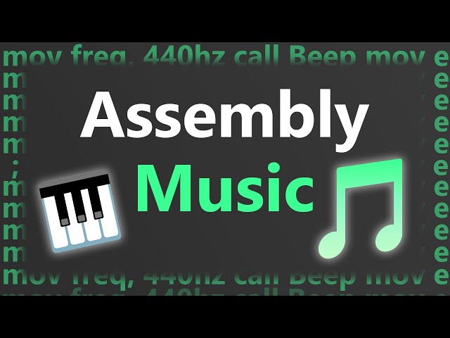 Playing ABC Song with Assembly and Windows API