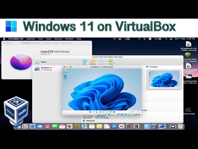 how to install windows 11 on MAC using Virtualbox ? [macOS ]