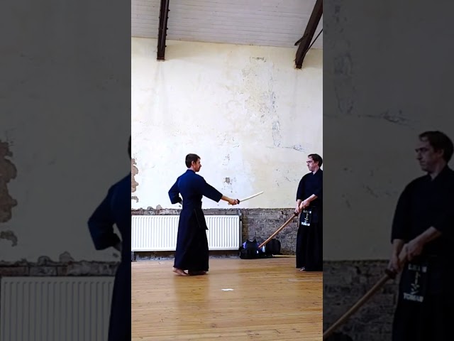 Kendo: Short Sword technique against  Long Sword #kendo #kata #swordsmanship