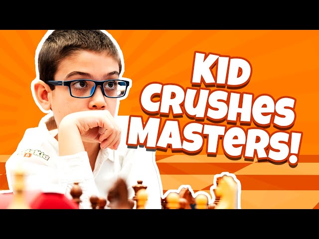 10-Year-Old VS Chess Masters! Will He Win?