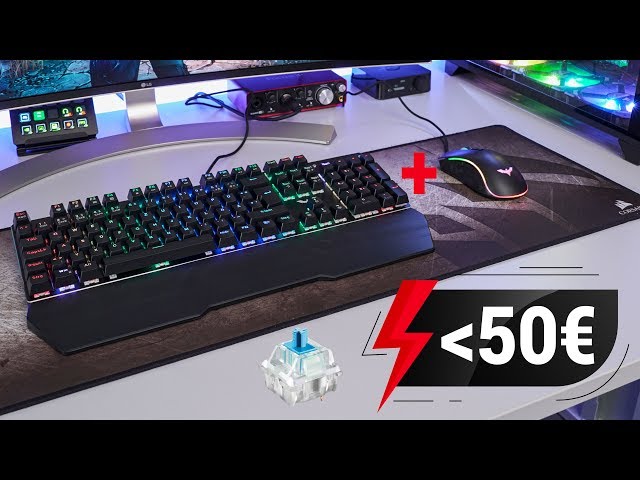 Mechanische RGB Tastatur + Maus für 48€?! (GAMING SET REVIEW)