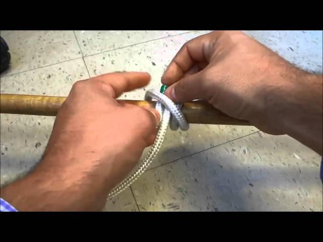 Tying A Rolling Hitch With Rope