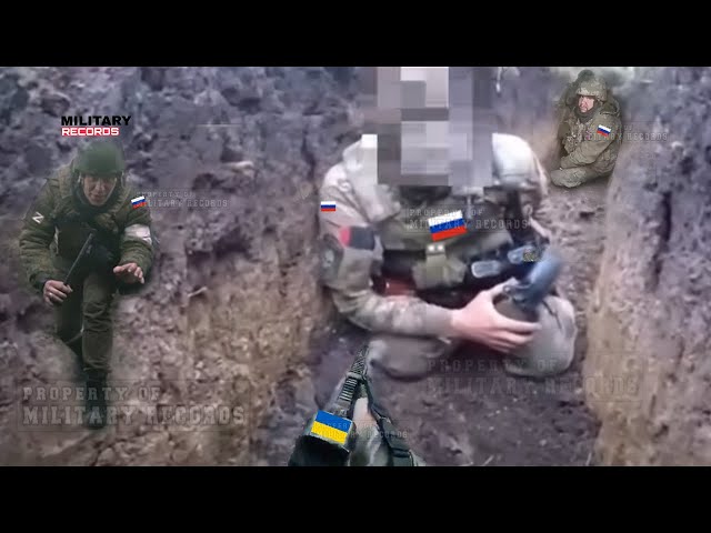 Terrifying! Ukraine K-2 battalion kill one by one Russian troops in close combat in Bakhmut trench