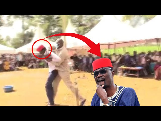 See Drama in Bungoma, Didmus Barasa almost beaten after insulting Luhya elders while defending Ruto!