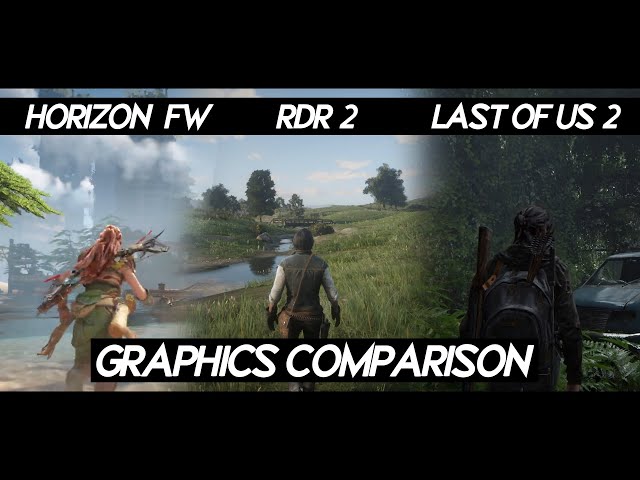 Horizon Forbidden West VS RDR 2 VS Last of us 2 VS AC Valhalla | Which games looks better ?