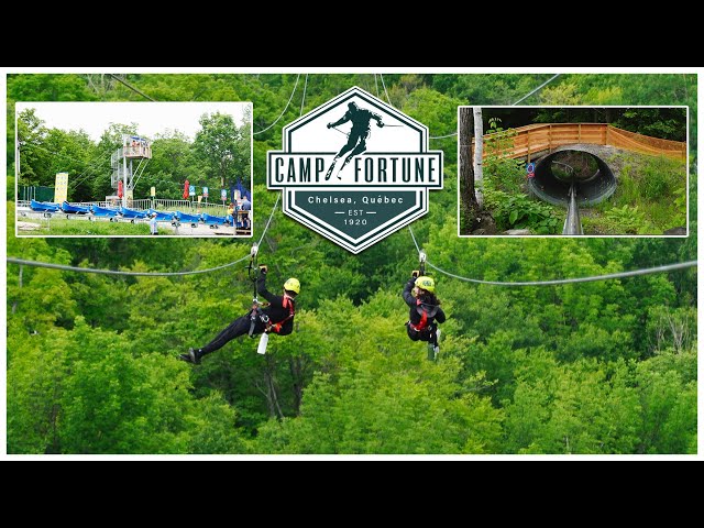 Visiting Camp Fortune & the Mountain Pipe Coaster | Gatineau QC