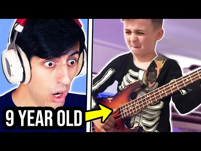 This 9 Year Old Bassist Plays Better Than Me??