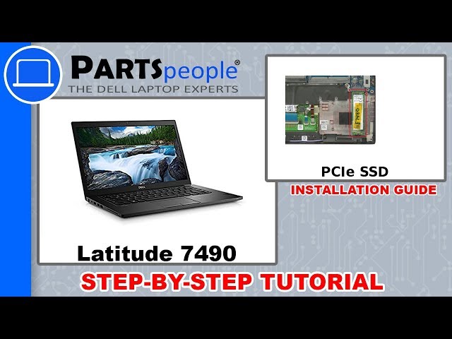 Dell Latitude 7490 (P73G002) PCIe SSD How-To Video Tutorial