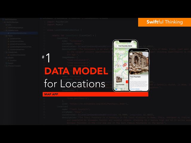 Project Setup with Assets and Custom Data Model | SwiftUI Map App #1