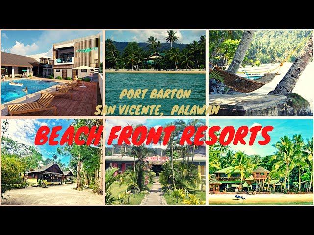 BEACH FRONT RESORTS IN PORT BARTON, PALAWAN | RATES AND FACILITIES