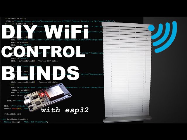 DIY WiFi Controlled Blinds - DIY Builds