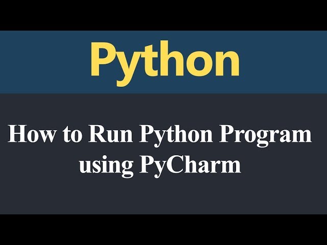 How to Run Python Program using PyCharm (Hindi)