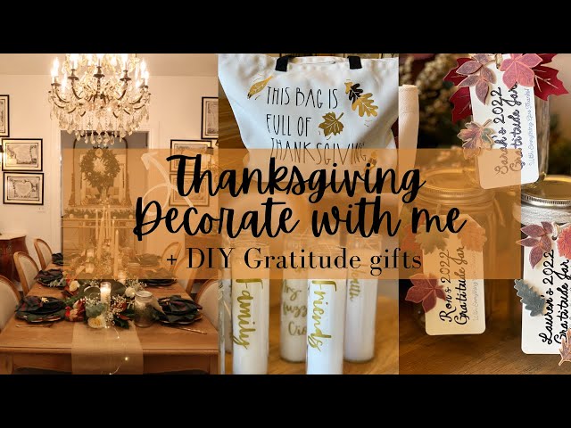THANKSGIVING 2021 // TABLESCAPE // DECORATE WITH ME // MEANINGFUL GIFTS FOR YOUR FRIENDS AND FAMILY