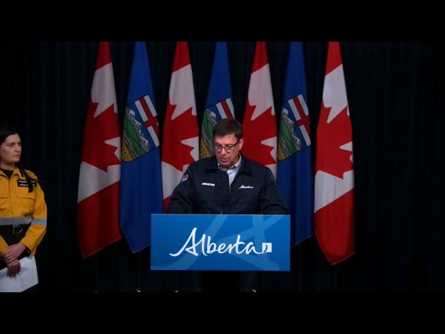 Alberta forestry minister provides update on wildfire situation – April 24, 2024