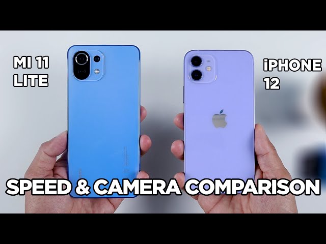Mi 11 Lite vs iPhone 12 SPEED TEST & CAMERA Comparison | Zeibiz