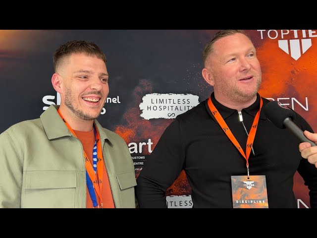 TOP TIER DISCIPLINE BOXING PREVIEW | Johnny Clarke and Dan Francis Interview