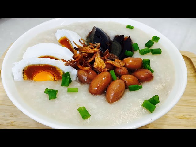 The secret recipe on how to cook smooth perfect porridge/ jook just like in dim sum restaurants