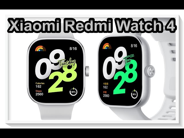 Xiaomi Redmi watch 4 - unboxing & menu