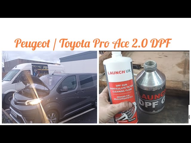 Toyota Pro Ace 2.0 P2463 P246C P24A4 Particle Filter Detected To Be Blocked. DPF Cleaning