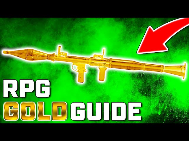 FASTEST WAY TO LEVEL UP & UNLOCK GOLD RPG IN MW2 | GOLD CAMO GUIDE