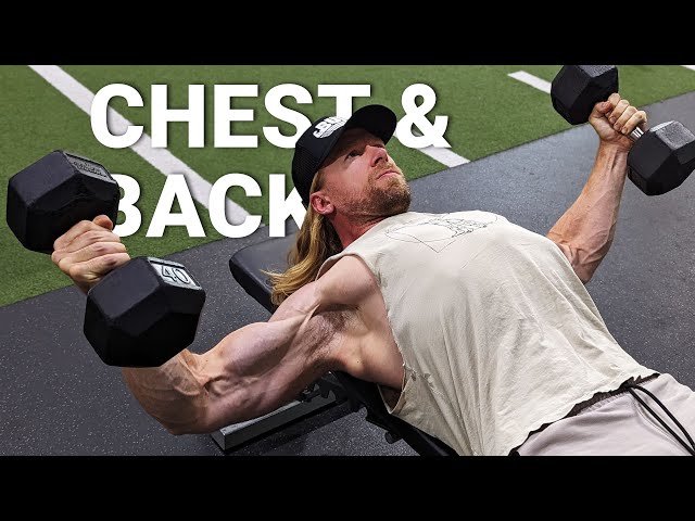 CHEST & BACK WORKOUT 🏋️ Buff Dudes Home Gym Plan Stage 4, Day 2
