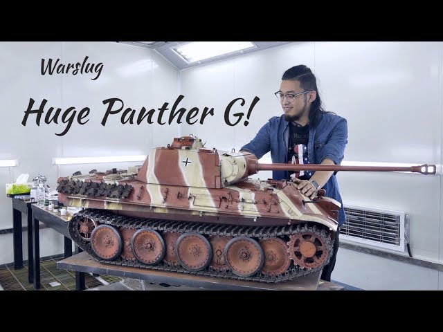 Painting a Huge Panther G Tank!