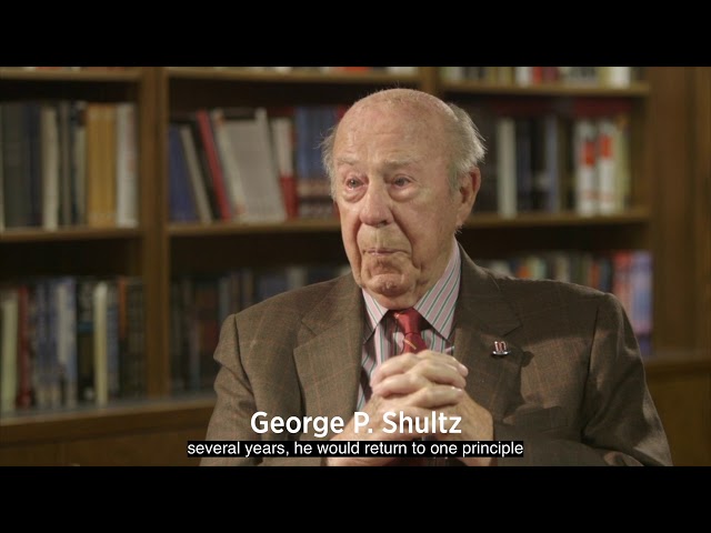 George P. Shultz: His Legacy and Impact
