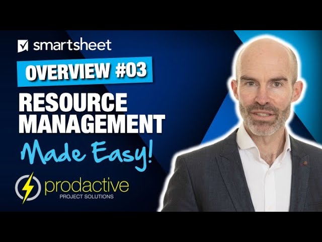 Smartsheet Resource Management user overview