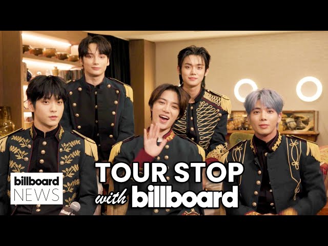 TOMORROW X TOGETHER On How They Prepare For Shows, Exploring NYC & More | Tour Stop | Billboard News