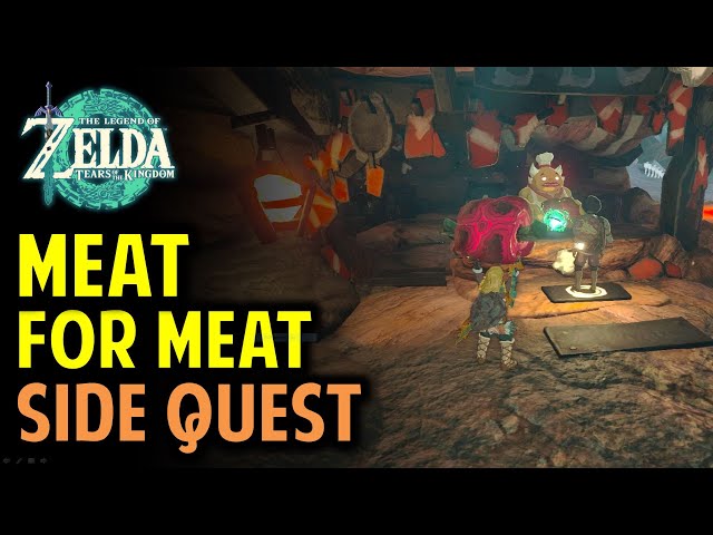 Meat for Meat Walkthrough - Find Marbled Rock Roast | The Legend of Zelda: Tears of the Kingdom