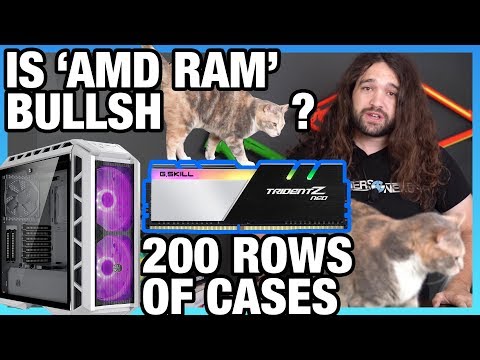 Ask GN 108: Is "AMD Optimized" RAM BS? Show All 200 Case Tests?