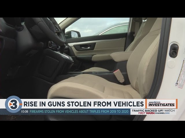 News 3 Now Investigates: Rise in guns stolen from vehicles in Madison