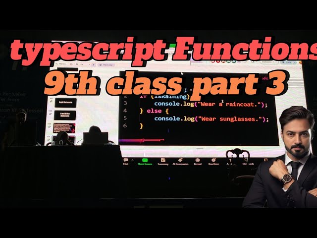 governor House AI artificial intelligence 9th class part 3 typescript Functions| Miss Hina Naseer