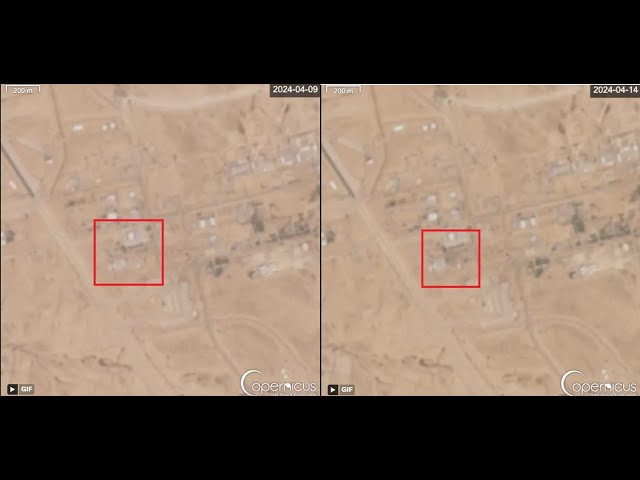 Satellite Imagery of Nevatim Airbase After Iranian Missile Attack-- Minimal Damage
