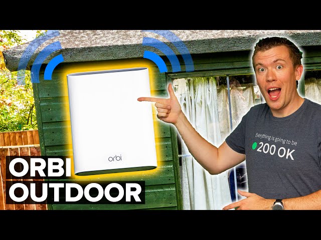 Netgear Orbi Outdoor Satellite Review | Fast WiFi in your Garden!