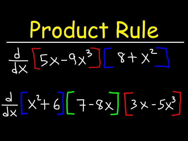 Product Rule For Derivatives