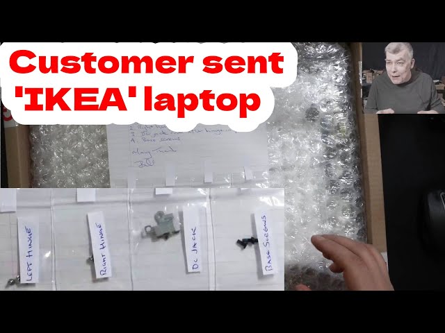 Customer sent an IKEA laptop, can we fix it? Can we??? Let's solve this riddle