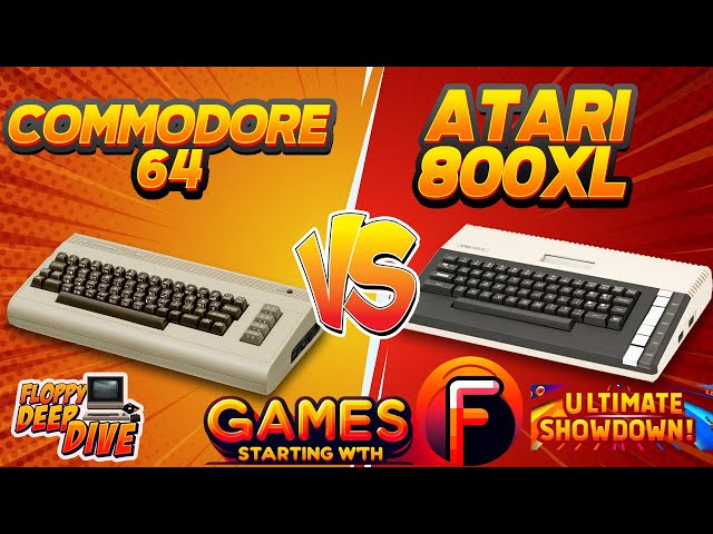 Retro Gaming Showdown: C64 vs Atari 800XL - 8 Classic 'F' Games Compared
