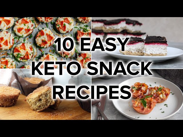 10 Easy Keto Snack Recipes That'll Beat Your Munchies