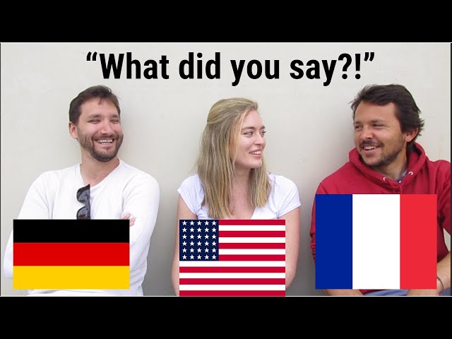 Does German Sound Aggressive? We Compare Words in 3 Languages