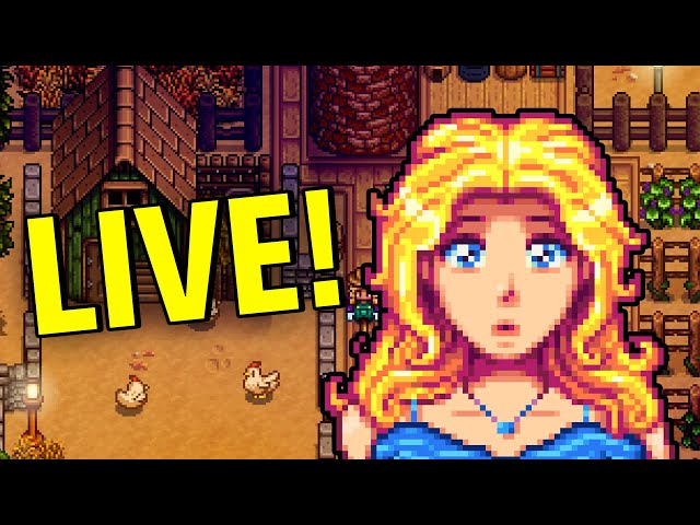 LIVE: Stardew Valley - Checking out the new Stardew Valley update! #895