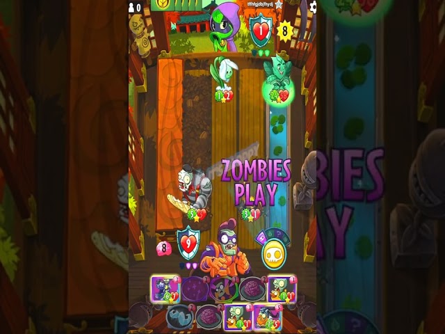Holding Double Mint #shorts PVZ Heroes
