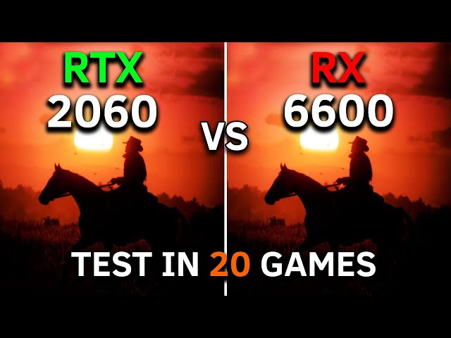 RX 6600 vs RTX 2060 | Test In 20 Games at 1080p | 2023