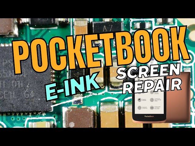 Cracked E-Ink display? Here's How to Fix It! | Pocketbook | Touch HD3 E-reader