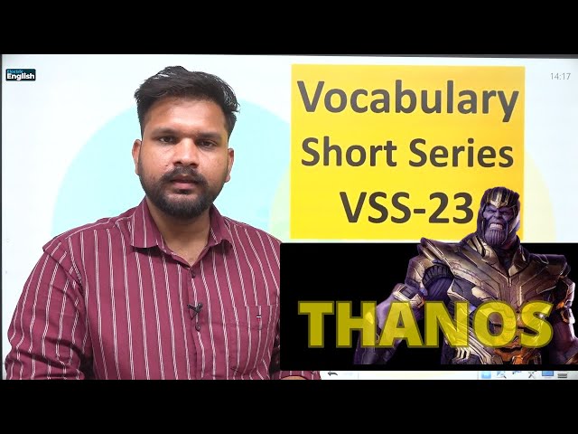 VSS-23 | Vocab with Tircks | Stories/ Root Words/ Movies | Vocabulary Short Series by Peeyush Jindal