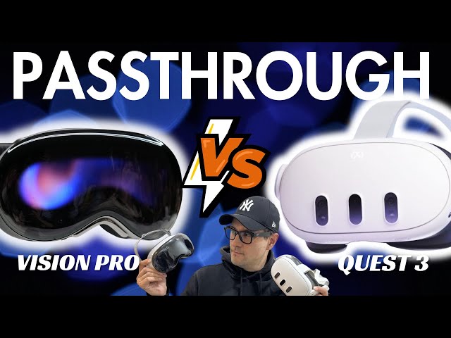 Apple Vision Pro Passthrough - How Good Is It Actually? Quest 3 Comparison